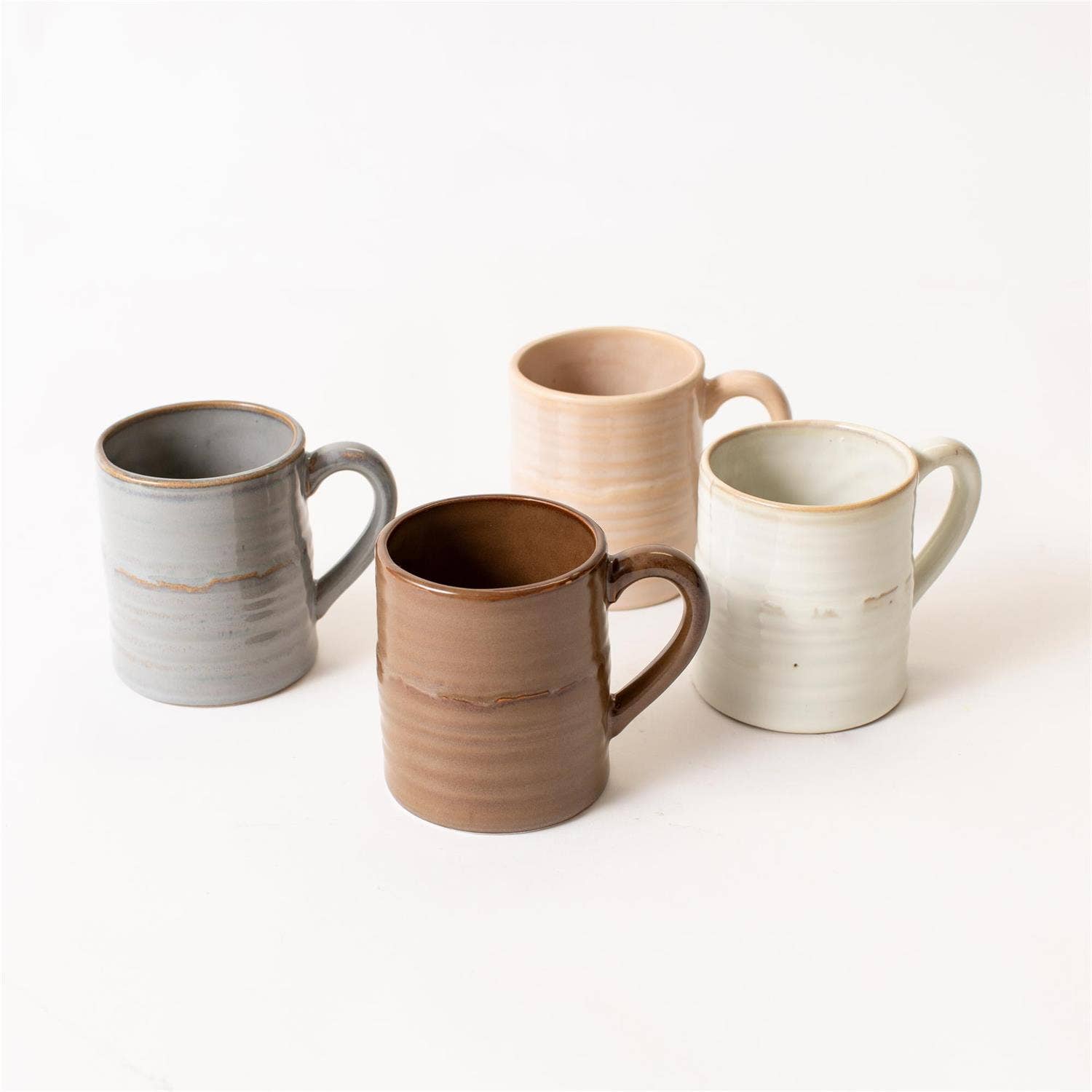 Audrey's Home & Gift - Wholesale Coffee Mug - Reactive Glaze Mugs, 4 Asstd Colors, Lg (Pk/16 Ast)4