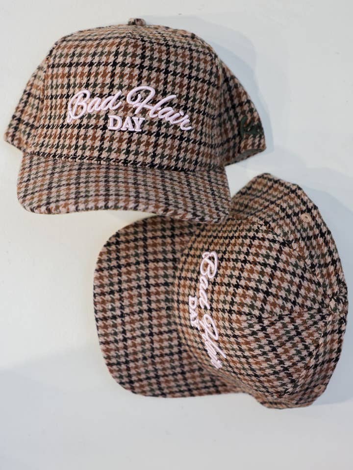 KAXI TWEED TRUCKER HAT for wholesale by KAXI