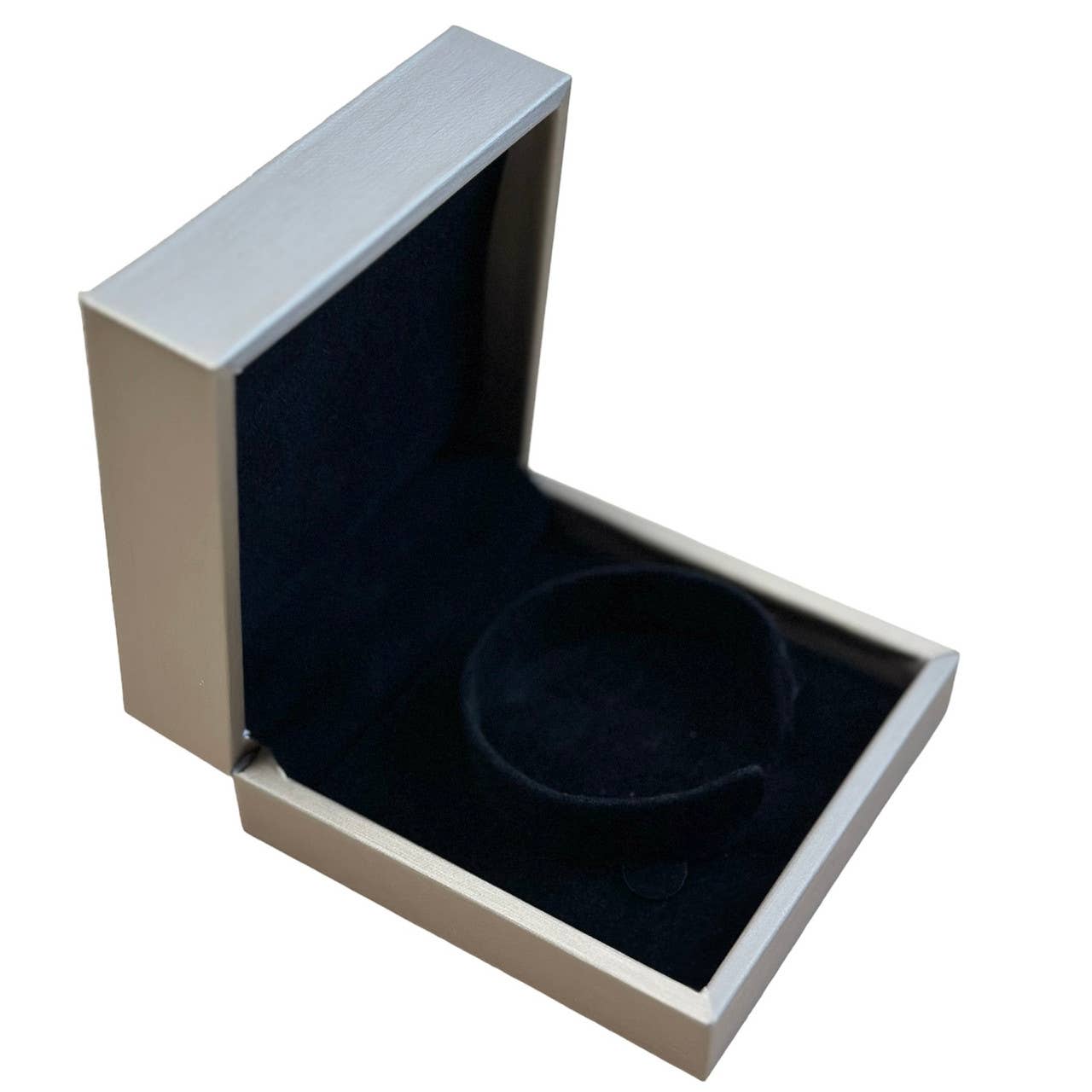 Zakka - Wholesale Jewelry Box/Organizer - Large Brushed Leather Premium Jewelry Box Light Gold1