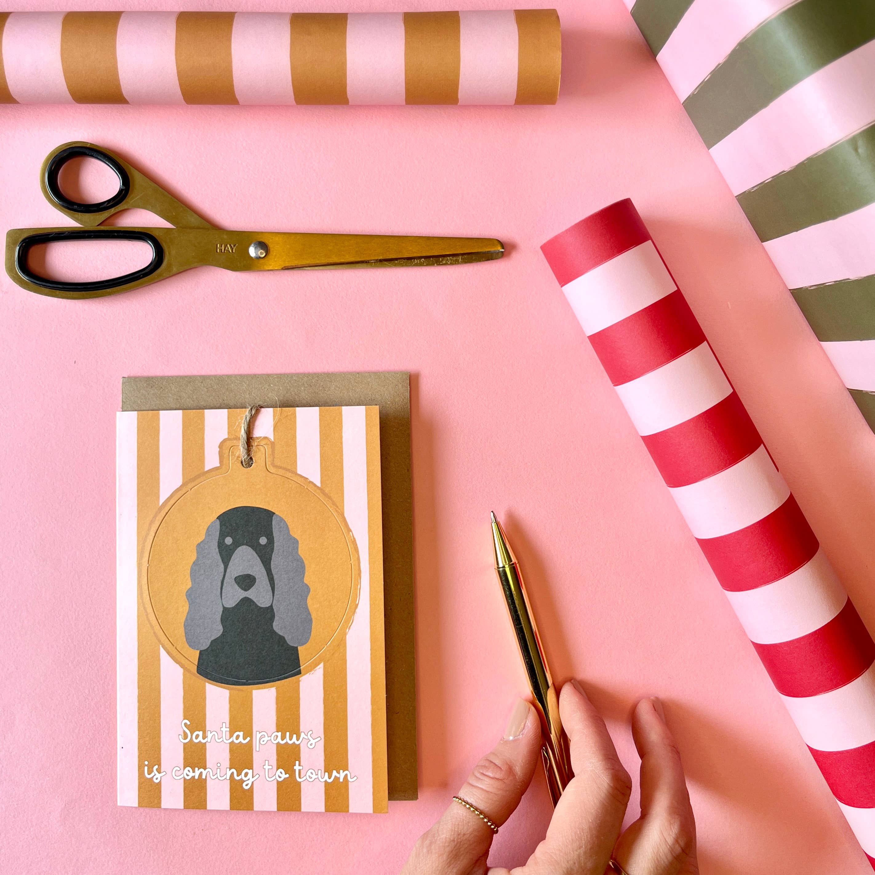 Heather Alstead Design Ltd - Wholesale Christmas card - Dog Breed - Pop Out Christmas Bauble Cards 26