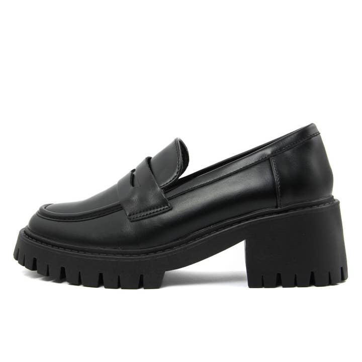Women's Loafers color Black - FAG_G70014_NERO for wholesale by fashion attitude