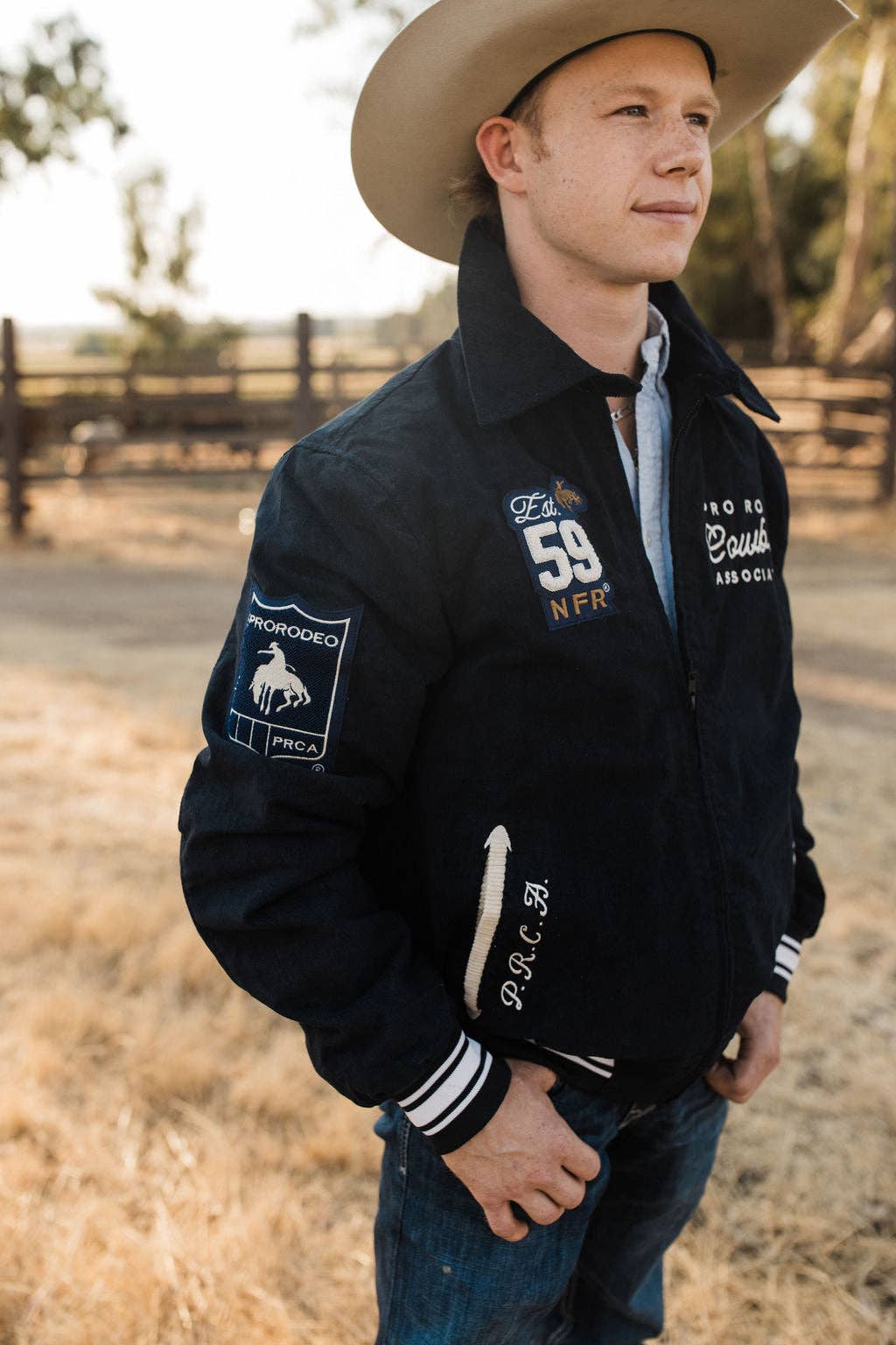 Rodeo Quincy - Wholesale Varsity/Baseball Jacket - Women's - Vintage NFR Corduroy Bomber4