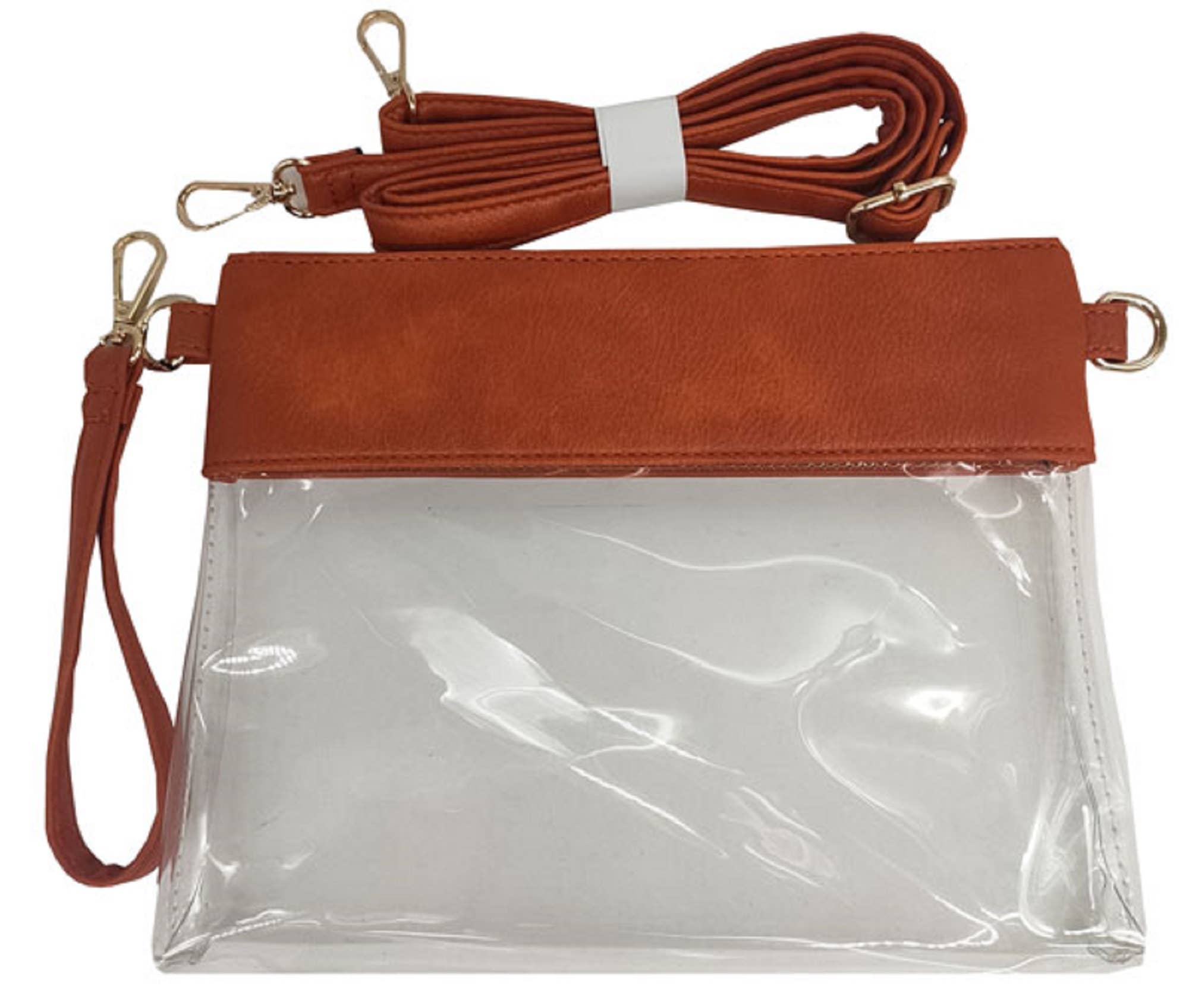 MiMi Wholesale - Wholesale Crossbody Bag - Women's - AD200T Game Day Clear Crossbody Bag/Clutch17