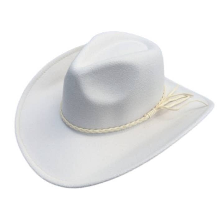 Portia Hat - Wholesale Cowboy Hat - Unisex - Vegan Felt Cowboy Hat – Classic Western Style10