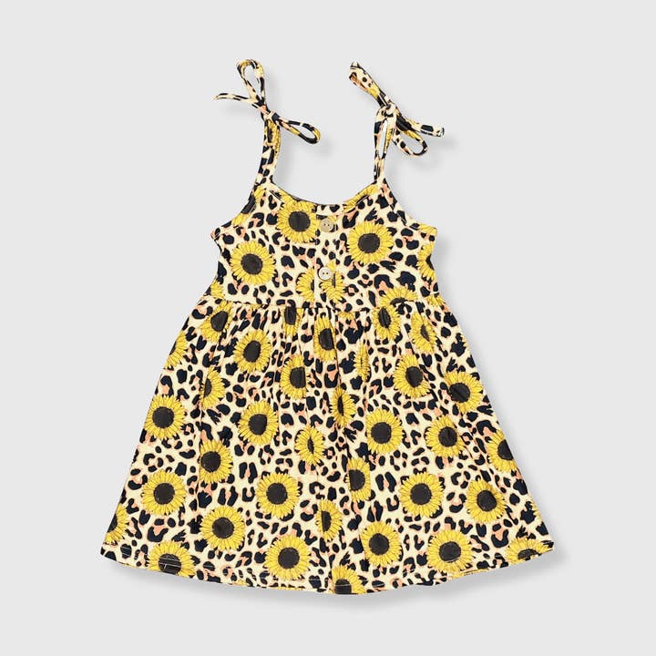 Robe Cheetah Sunflower Enfant pour la vente par ILTEX Apparel