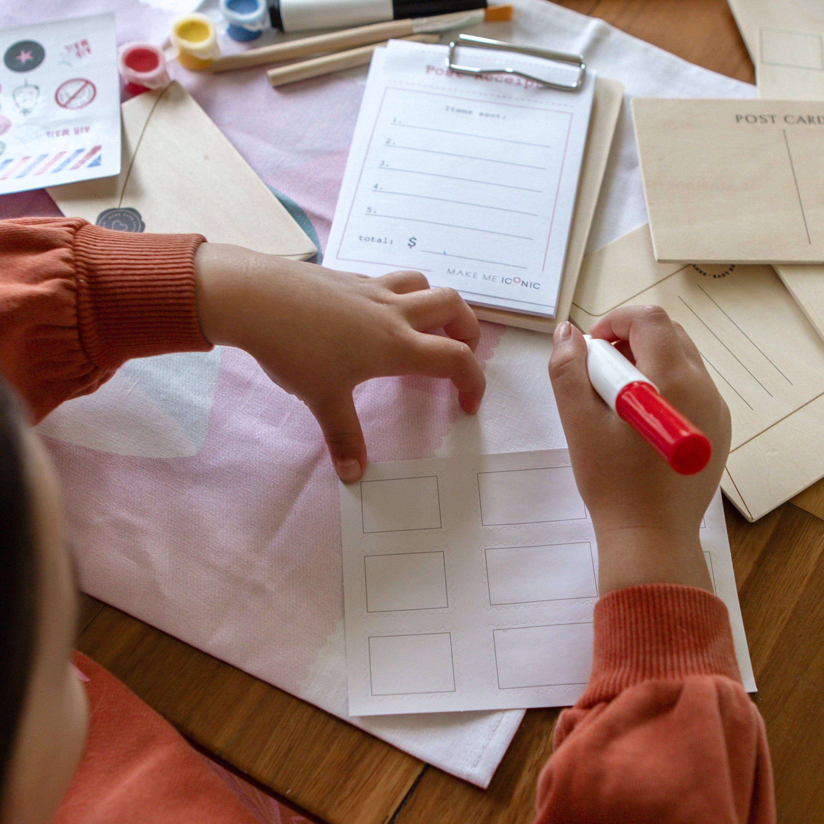 Make Me Iconic - Wholesale DIY Craft Kit - Kids - WOODEN TOY - POST BOX LETTERS CRAFT KIT4