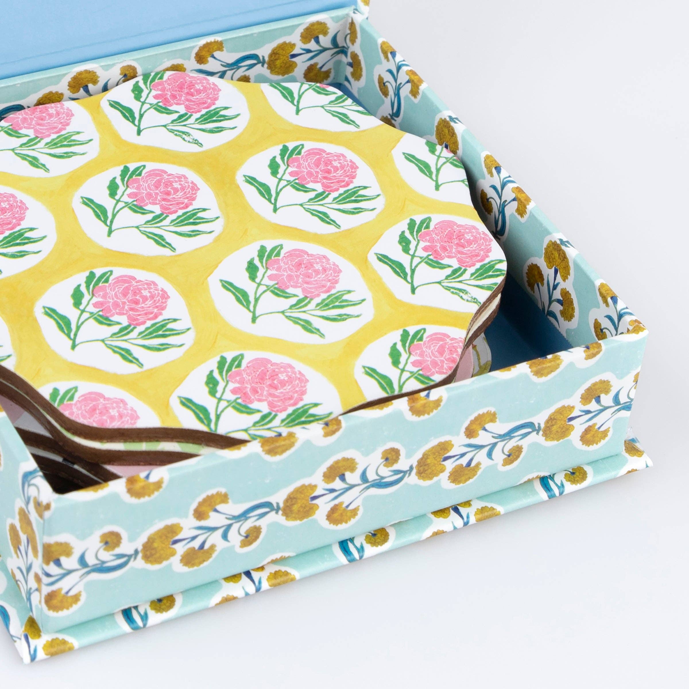 Meri Meri - Vente Sous-verre - Sous-verres ronds Meri Meri x Molly Mahon en bois composite4