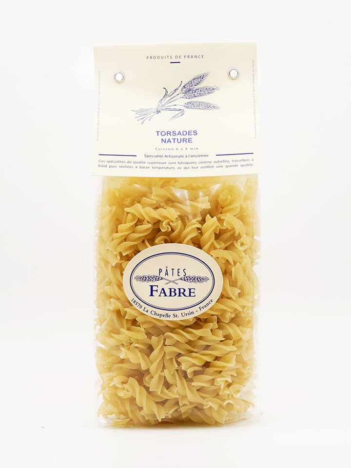 Pasta - Torsade Nature for wholesale by PATES FABRE
