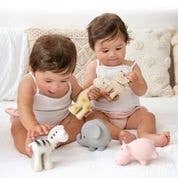 Tikiri Toys LLC - Wholesale Bath Toy - Baby - Elephant Natural Organic Rubber Teether, Rattle & Bath Toy7