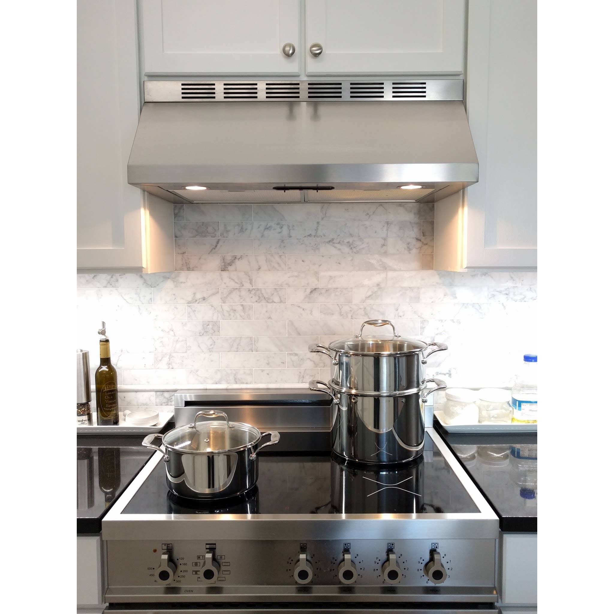 Housewarming Stainless Steel Ceramic Nonstick 10pc Cookware Set PTFE Free for wholesale on Faire7