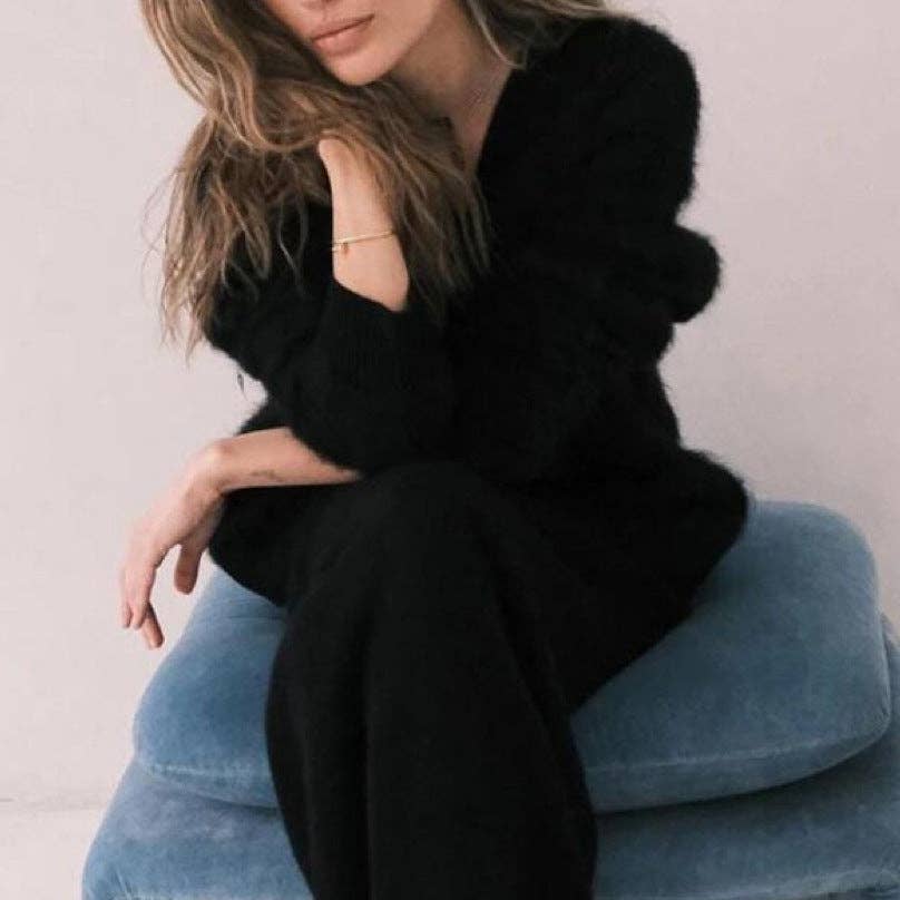 Marayn - Wholesale Cardigan - Women's - European Mink Knit Cardigan AutumnWinter Style (Copy)1