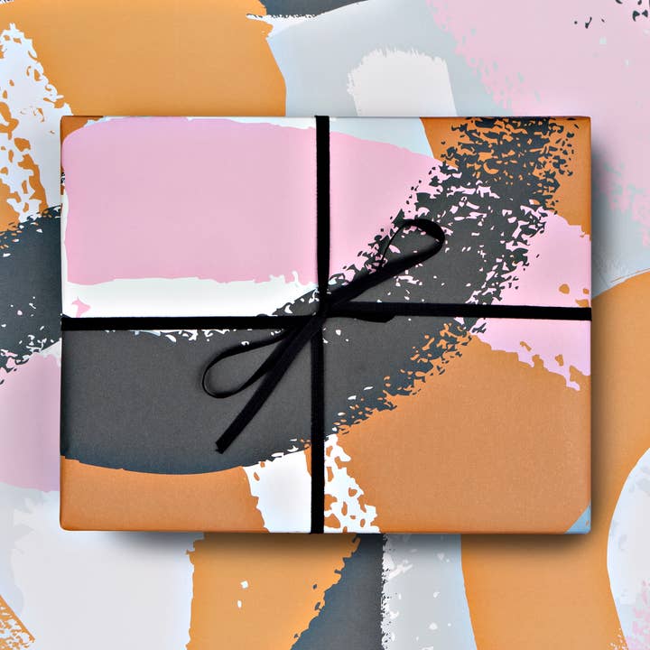 Rosa Senf wirbelt Flache Geschenkverpackung für den Großhandel von The Completist (No duties on USA orders!)