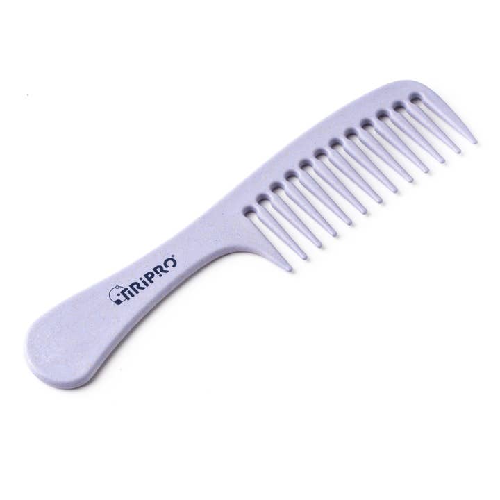 Tiri Pro - Wholesale Hair brush/comb - Eco-Friendly Wide Tooth Comb - Rice Hull (Gray)5