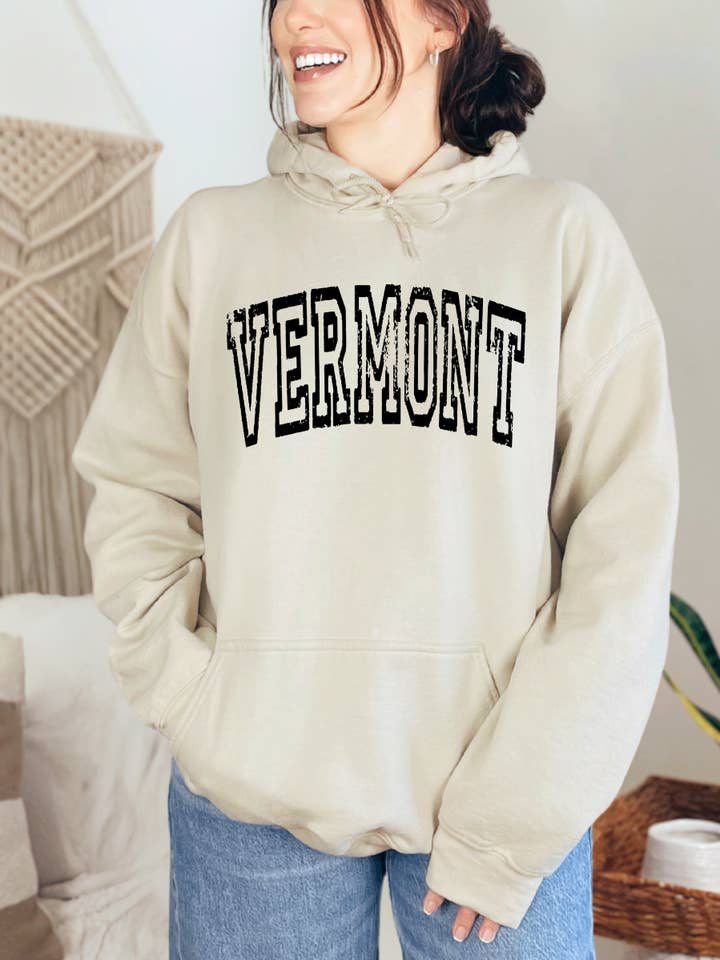 Hoodie van Vermont State voor wholesale door Desert Raine