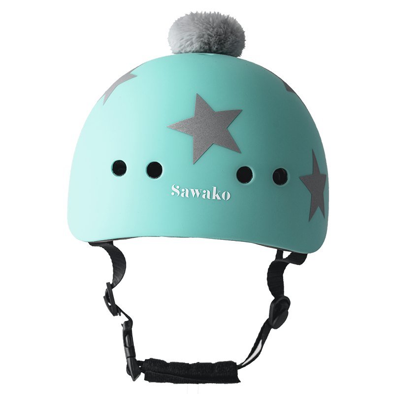 Sawako: The Stylish Helmets – wholesale Bike/scooter – Kids – Kids Star: Turquoise1