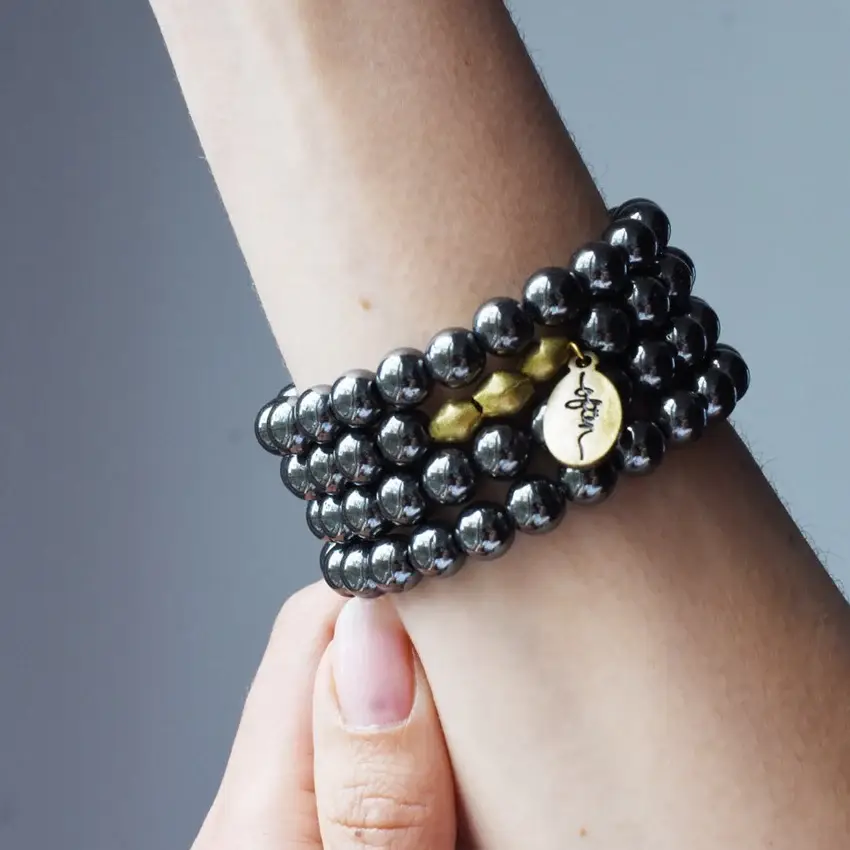 Often Wander - Wholesale Beaded Bracelet - Beaded Bracelet – Hematite1