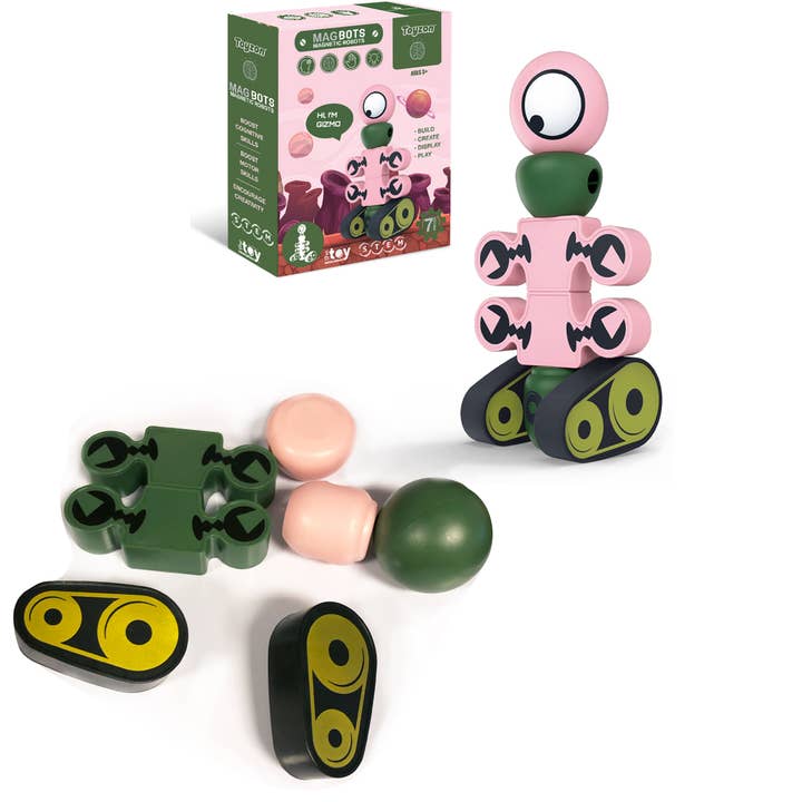 Toyzon - MagBot: 7 Pcs Magnetic Building Sets - Gizmo for wholesale by Brand Partners Group