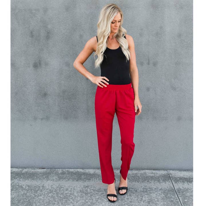 Truly Contagious - Wholesale Pants - Women's - Super Comfy Dress Pants | S-3XL ( HKR101 )6