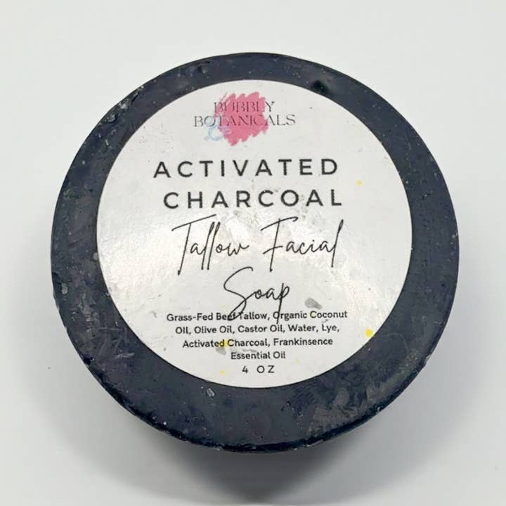 Charcoal Detox Facial Soap Bar – for Clear, Balanced Skin for wholesale by Bubbly Botanicals