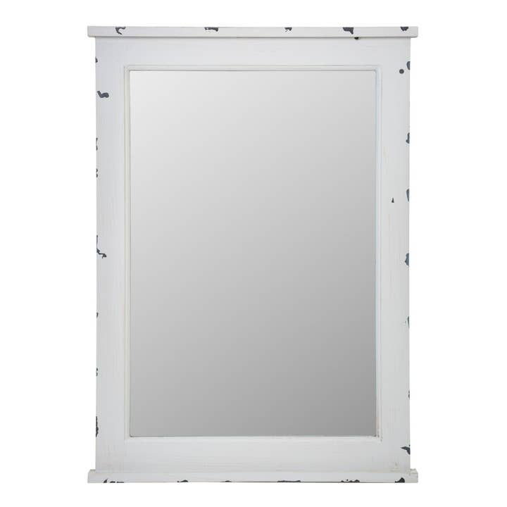 Creaciones Meng - Wholesale Wall Mirror - White wooden wall mirror2