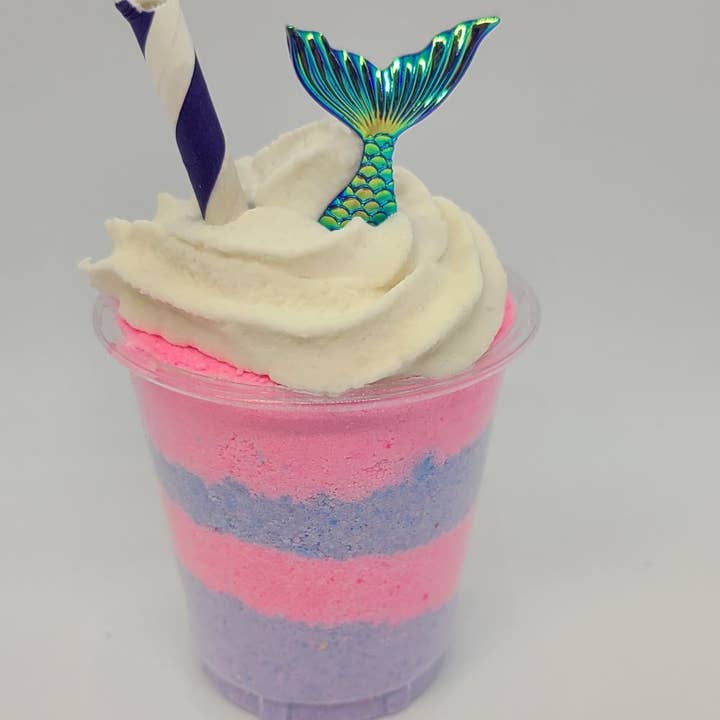 Sassy Bubbles - Wholesale Bath Bomb/Fizz - Raspberry Boom Bubbling Smoothie Shot Bath Bomb for Kids