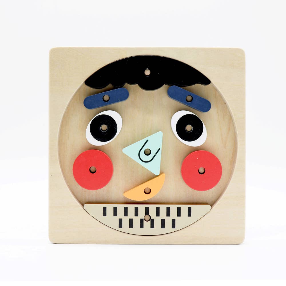 Leo & Friends - Wholesale Puzzle - Kids - Leo & Friends Funny Faces Educational Wooden Puzzle11