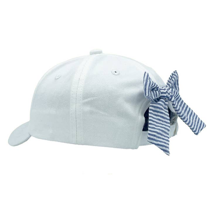 Bits & Bows - Venta al por mayor Gorra de béisbol - Mujer - Gorra de béisbol con lazo de bandera americana (adulto)1