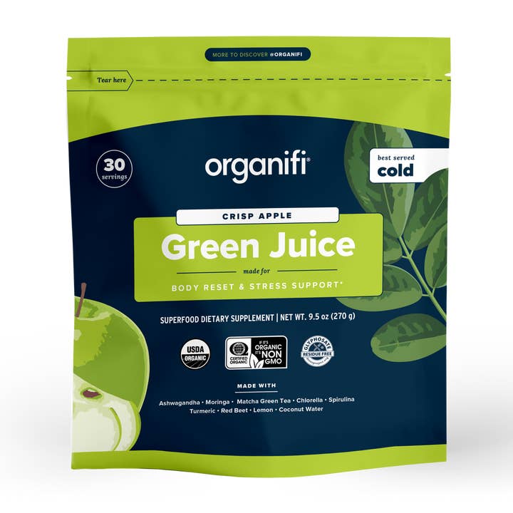 Organifi – wholesale Hälsodryck i pulverform – Grön Juice Crisp Apple