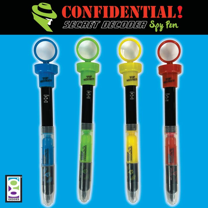 Geddes - Wholesale Pen - Confidential 5-in-1 Spy Pen 12/ds