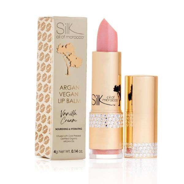 Silk oil of Morocco - Wholesale Lip Balm - Vanilla Cream Argan Vegan Lip Balm