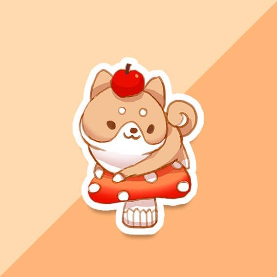 Thousand Skies - Wholesale Sticker - Vinyl Sticker Shiba Inu - Shibeshroom