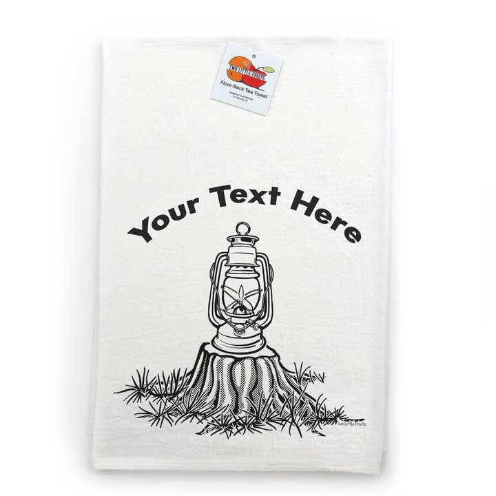 Op maat gemaakte katoenen theedoeken | Rustieke stijl | 28x29" voor wholesale door Two Little Fruits