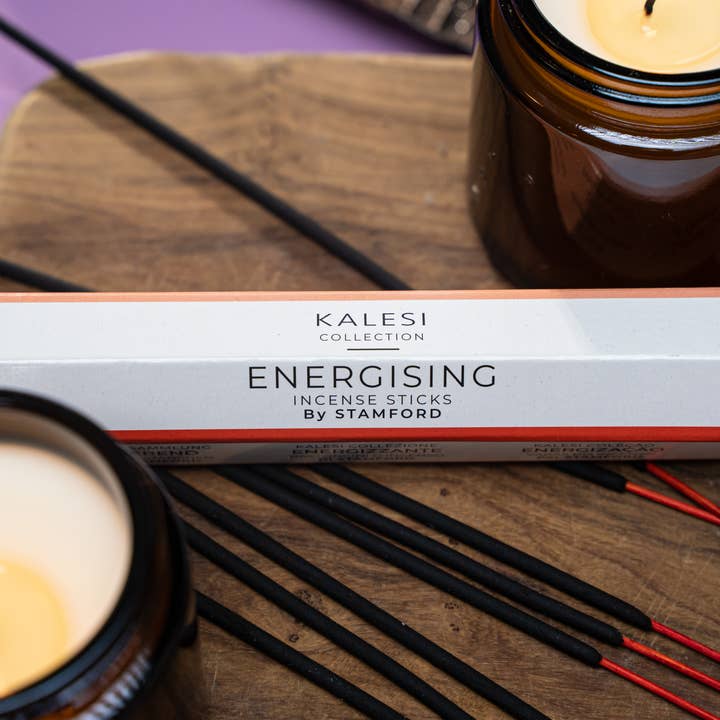 Energising Hex Aromatherapy Incense Sticks for wholesale by Kalesi Collection Ltd