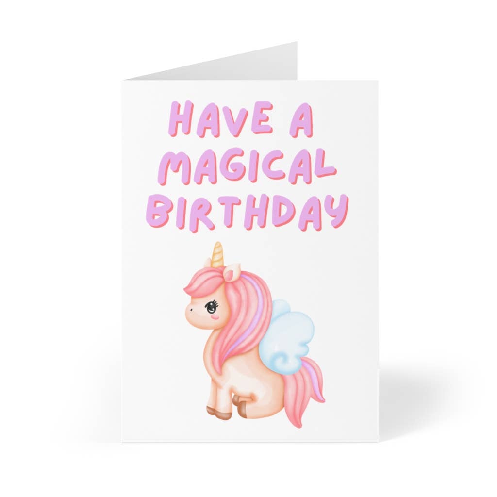 R is for Robo - Wholesale Birthday Card - Unicorn Birthday Card Kids Birthday Cards Fun Greeting Cards1