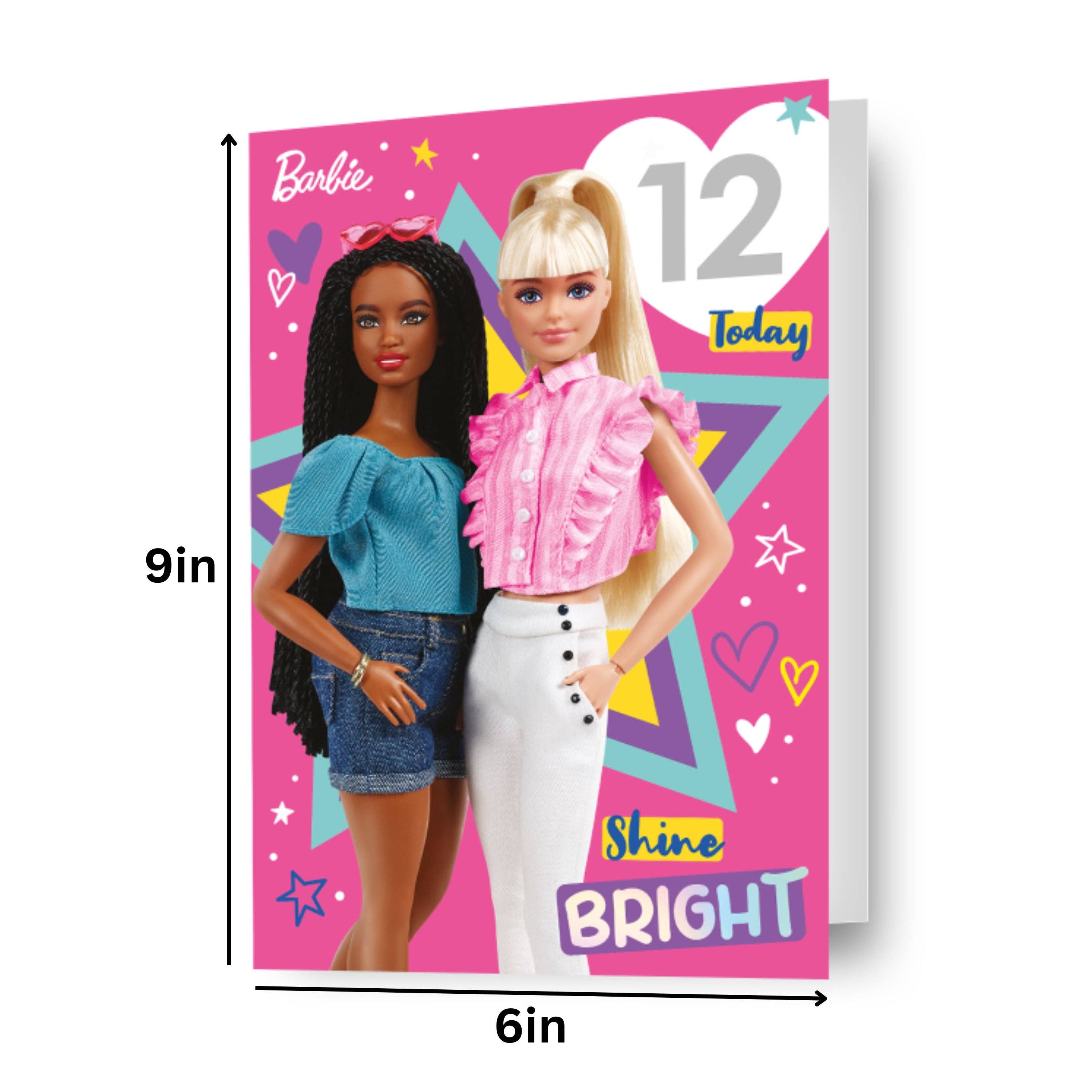 Danilo Promotions Ltd – wholesale Birthday card – Barbie Age Sticker Birthday Card1
