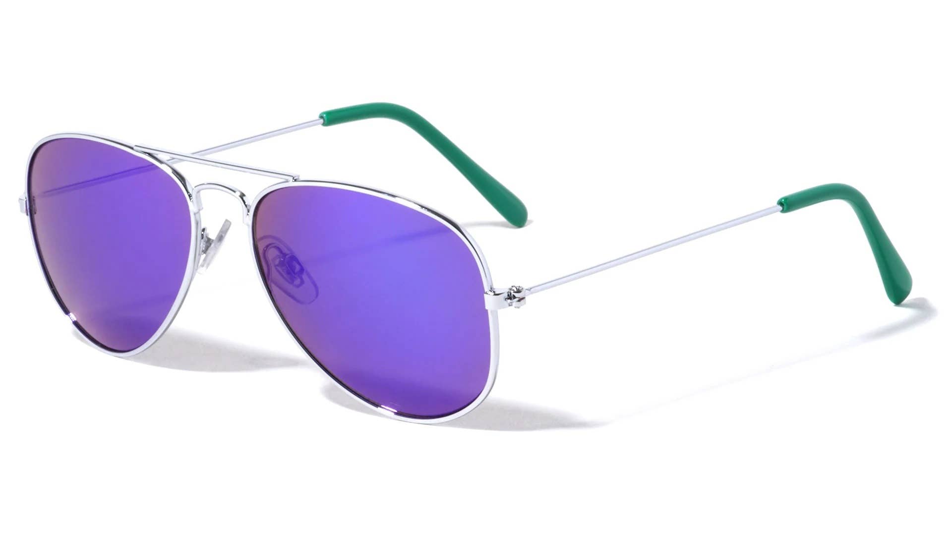 Sunrayzz Imports – wholesale Solglasögon/glasögon - Barn – Barn Färgspegel Aviator solglasögon k6258-cm1