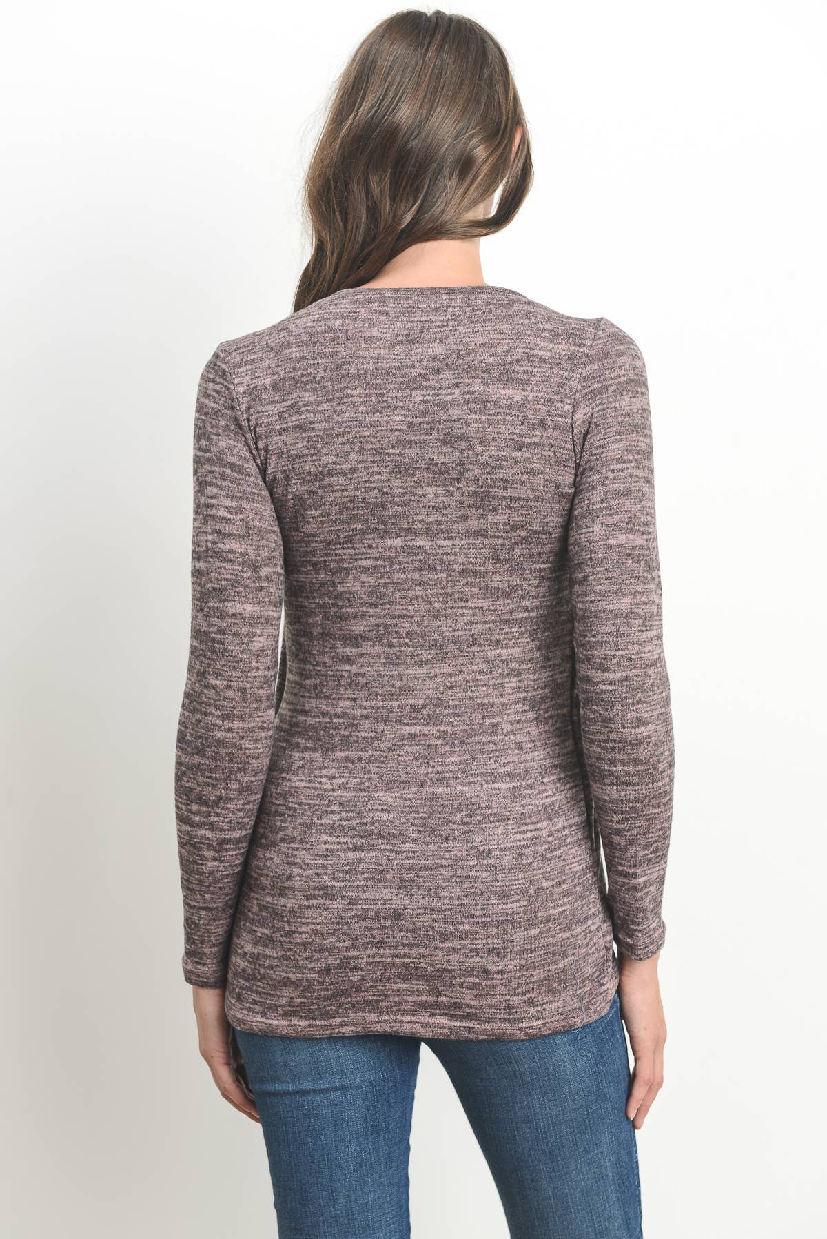 Hello Miz - Venta al por mayor Camiseta de lactancia - Top de maternidad y lactancia de manga larga bajo tulipán16