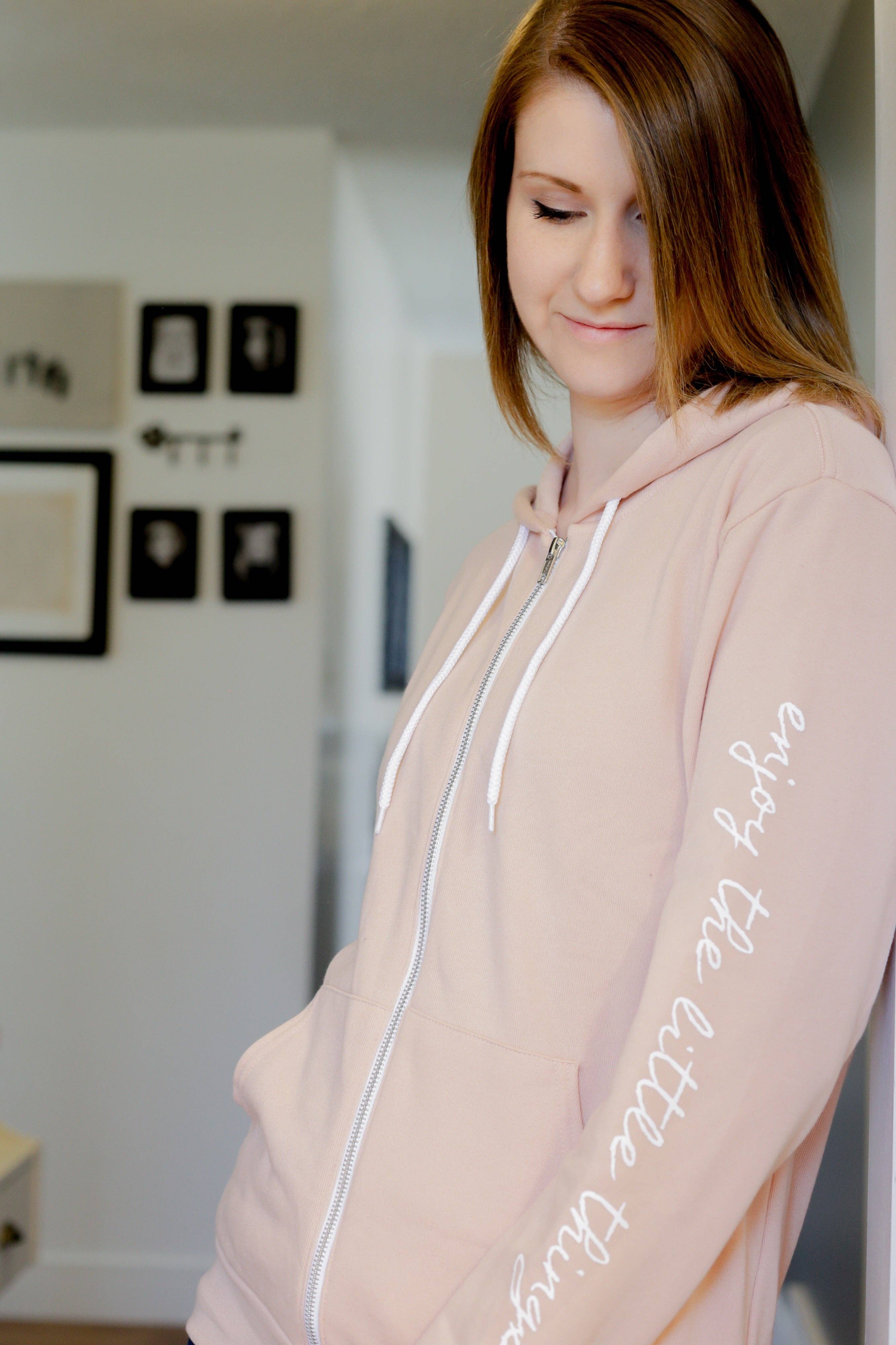 Rad Vibes Only - Wholesale Hoodie - Dames - Enjoy The Little Things Sweatshirt met ritssluiting en capuchon Positive4