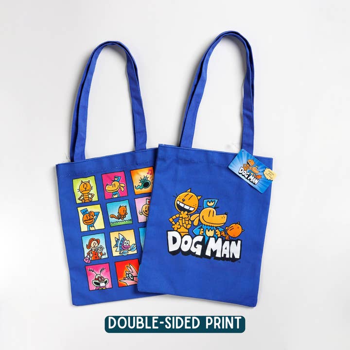 Kingdom of Threads - Wholesale Tote Bag - Kids - World of Dog Man Mini Tote Bag | Dog Man2
