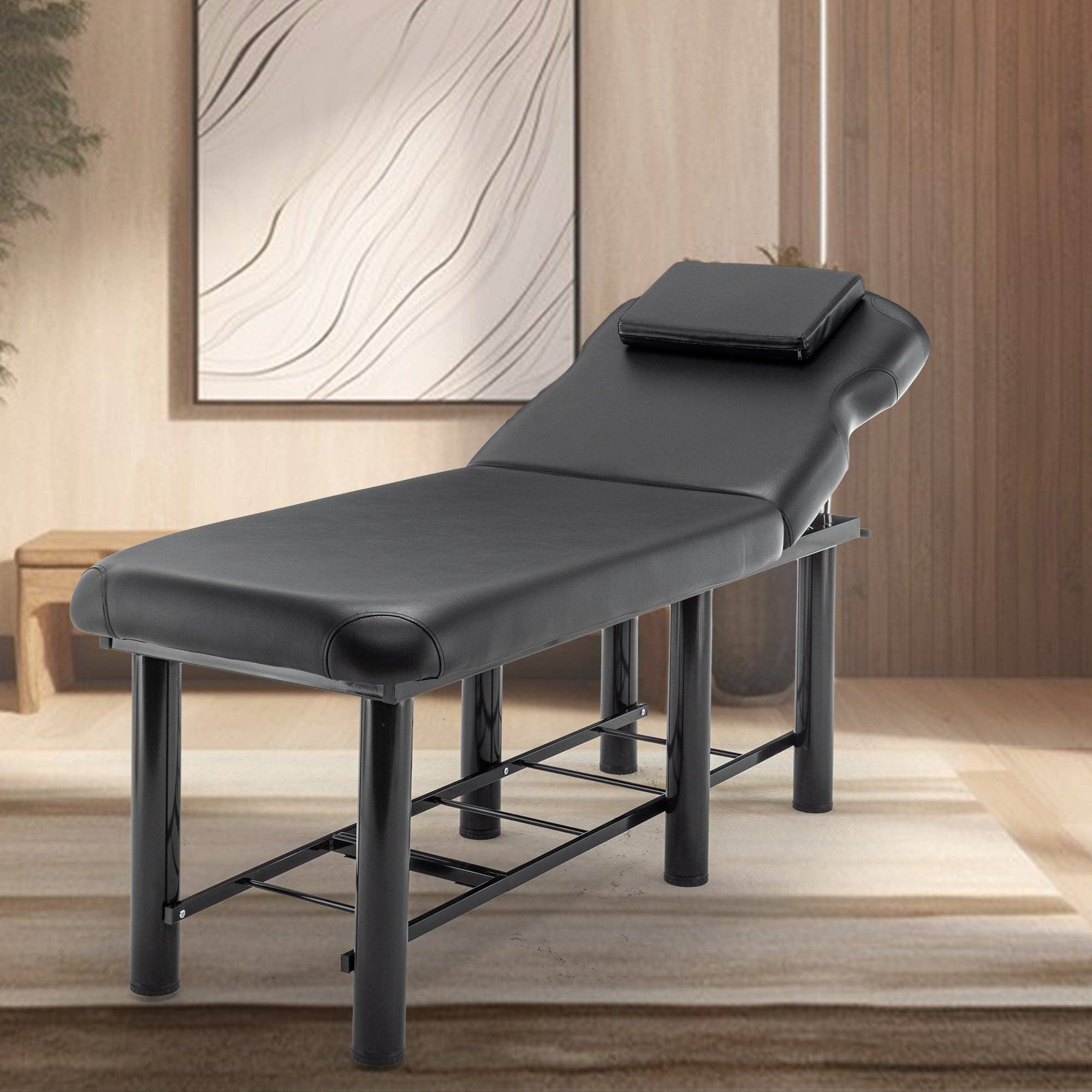 39F Inc. - Vente Chaises - Table de massage professionnelle noire avec rangement et appui-tête8