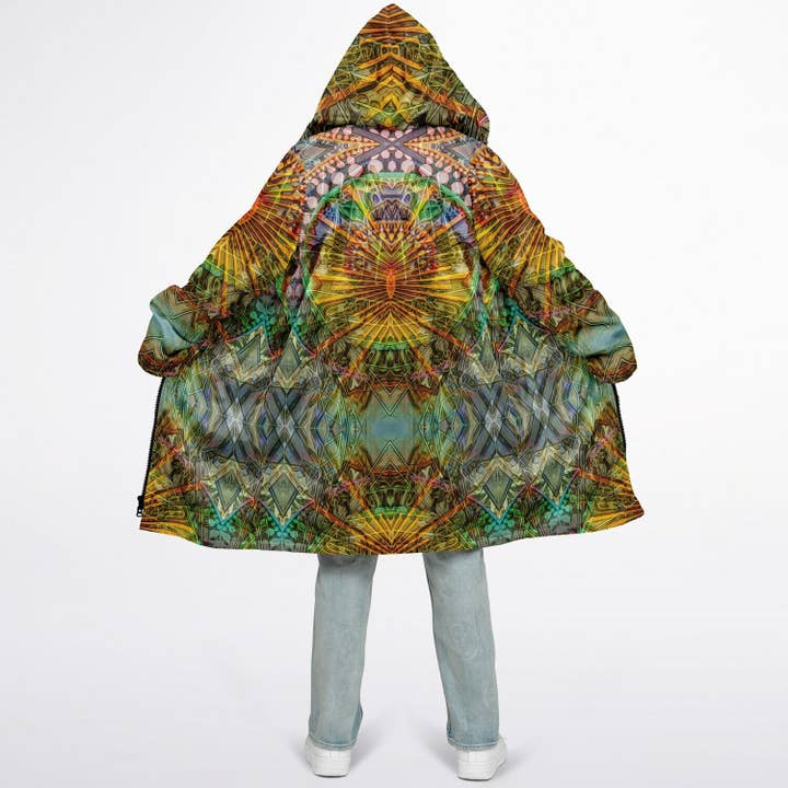 Lotus Guardian Knuffeljas | Unisex Minky Sherpa Gevoerde Jas met Capuchon, Rits en Zakken | Festivaljas voor Dames en Heren | Bergmode voor wholesale door Manifestie