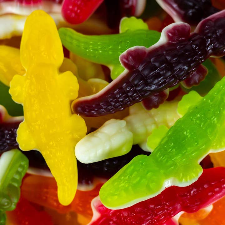 Jellioo Swedish Large Jelly Crocodiles 2.20lbs for wholesale by Sweetish- Swedish Candy Wholesale