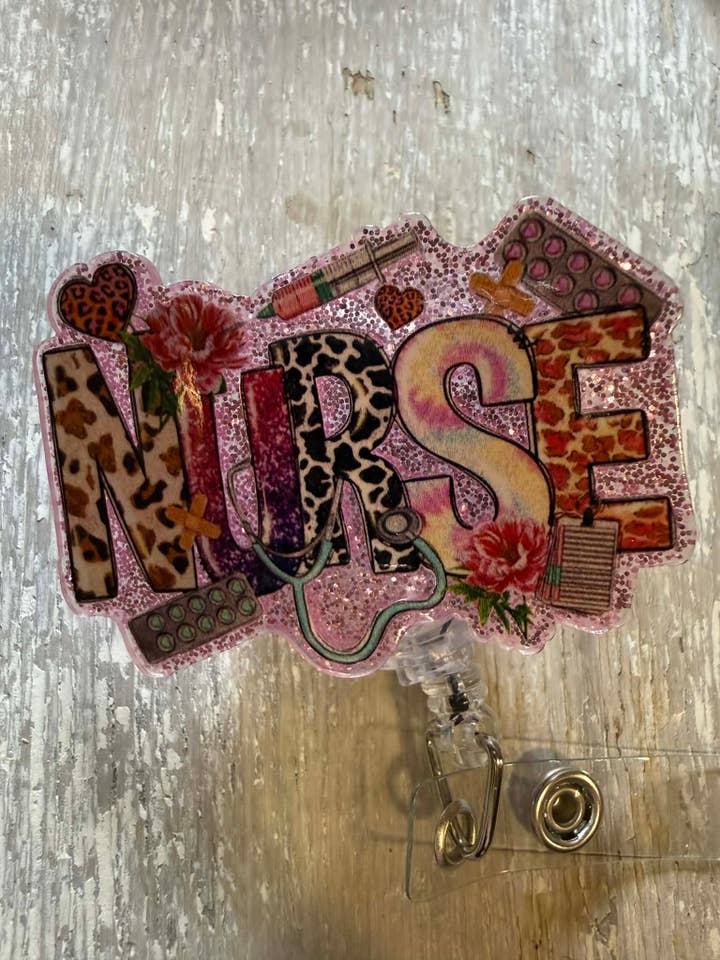 Abzeichen Rolle Frühling Krankenschwester Collage für den Großhandel von The Wild Poppy