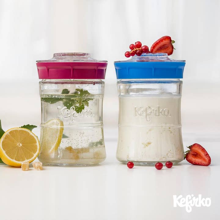 2tech Ltd - Vendita all'ingrosso Utensile/attrezzo da cucina - Kefirko Fermenter Kit - Prepara facilmente il tuo kefir di latte o acqua