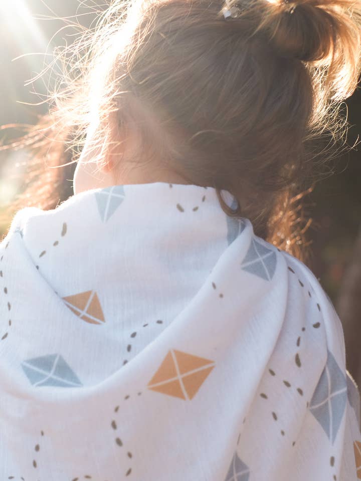 KITE 2 SCHICHTEN MUSSELIN DECKE für den Großhandel von TwoMamas