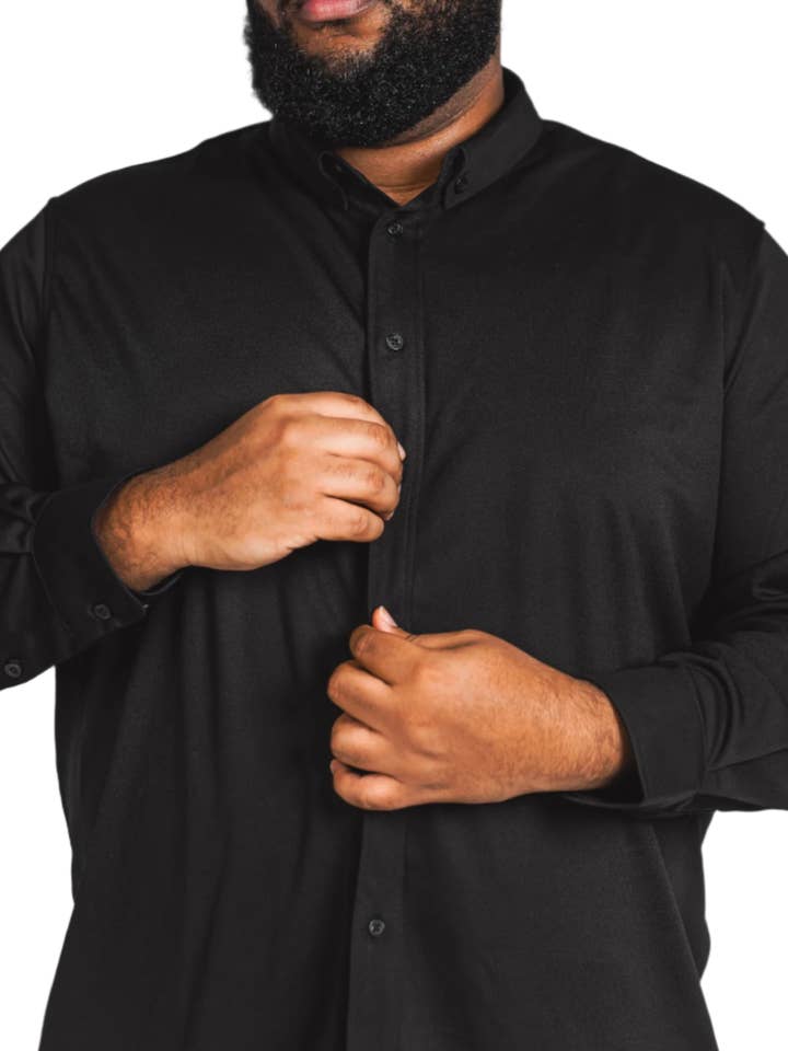 Commuter Long Sleeve Shirt Navy for wholesale by Regent Row