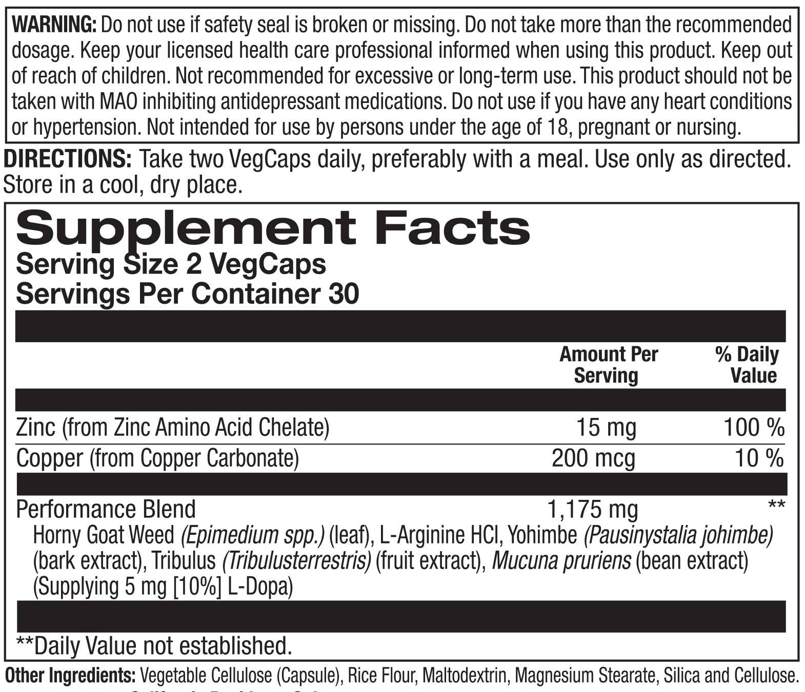 Action Labs - Wholesale Oral Supplement/Vitamin - Super Horny Goat Weed | Stand-Out Support4