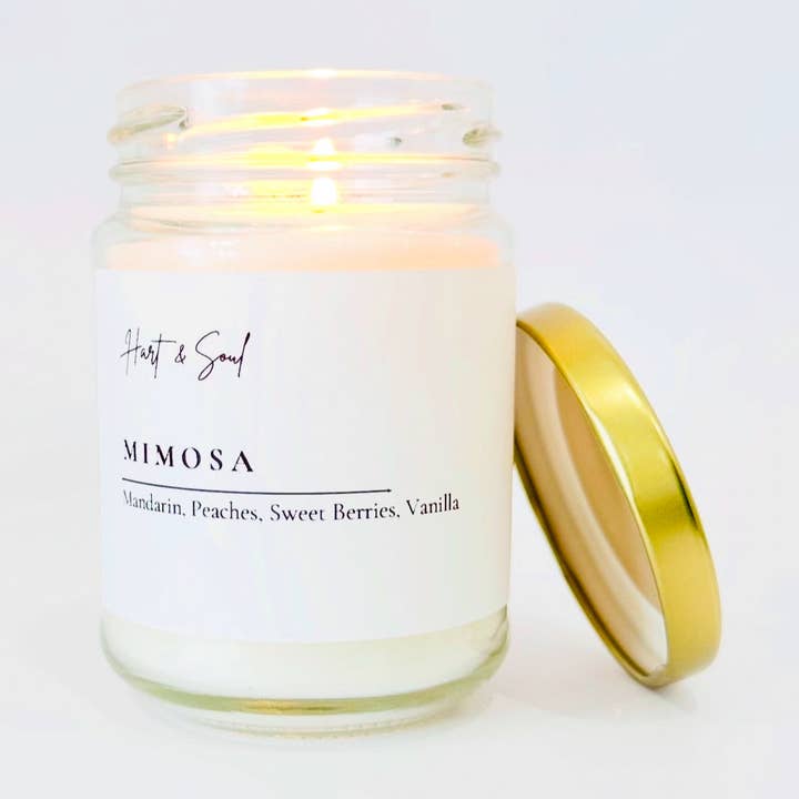 250g Soy Candle ~ Clear for wholesale by Hart and Soul