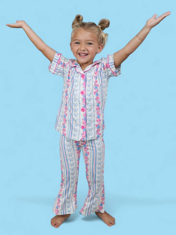 Dream Big Little Co. - Wholesale Sleepwear Set - Kids - PETITE POSIE DREAM GIRL'S FLARE SET9