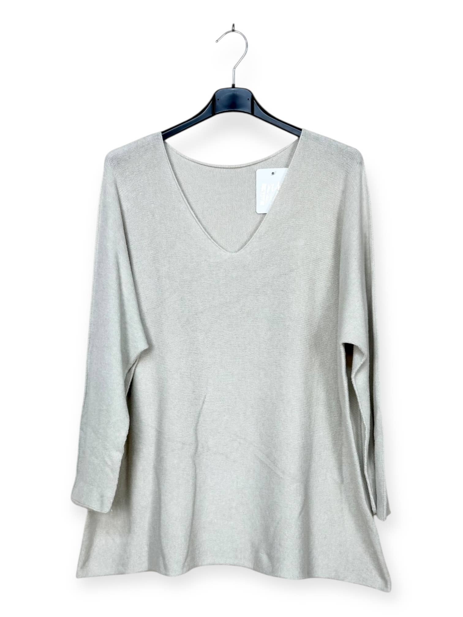 Lucky Nana - Wholesale Knit Sweater - Women's - AH L2218 - Plus Size V-Neck Sweater37